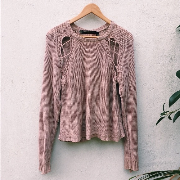 Open knit detailed Sweater​ - Picture 1 of 4
